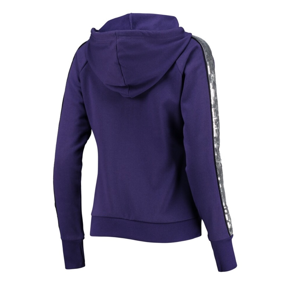 NWT Baltimore Ravens Game Changer Raglan Full Zip Hoodie by Carl Banks - Picture 3 of 8